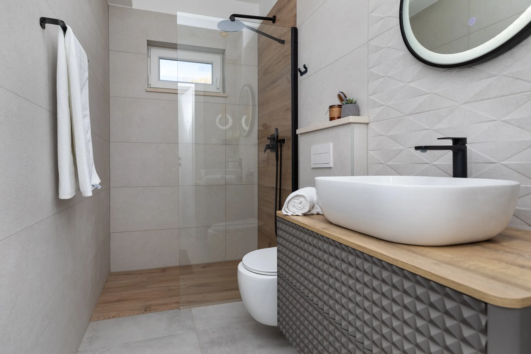 Kupaonica s walk-in tušem