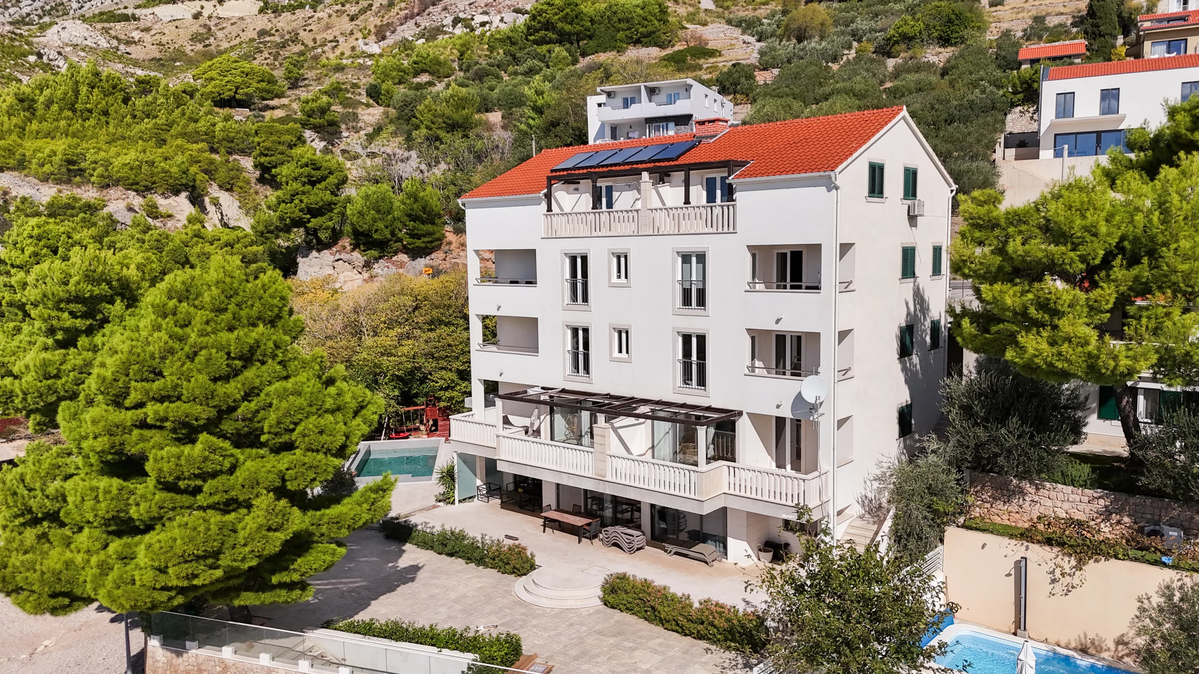 Villa Carica iz zraka: zgrada s apartmanima