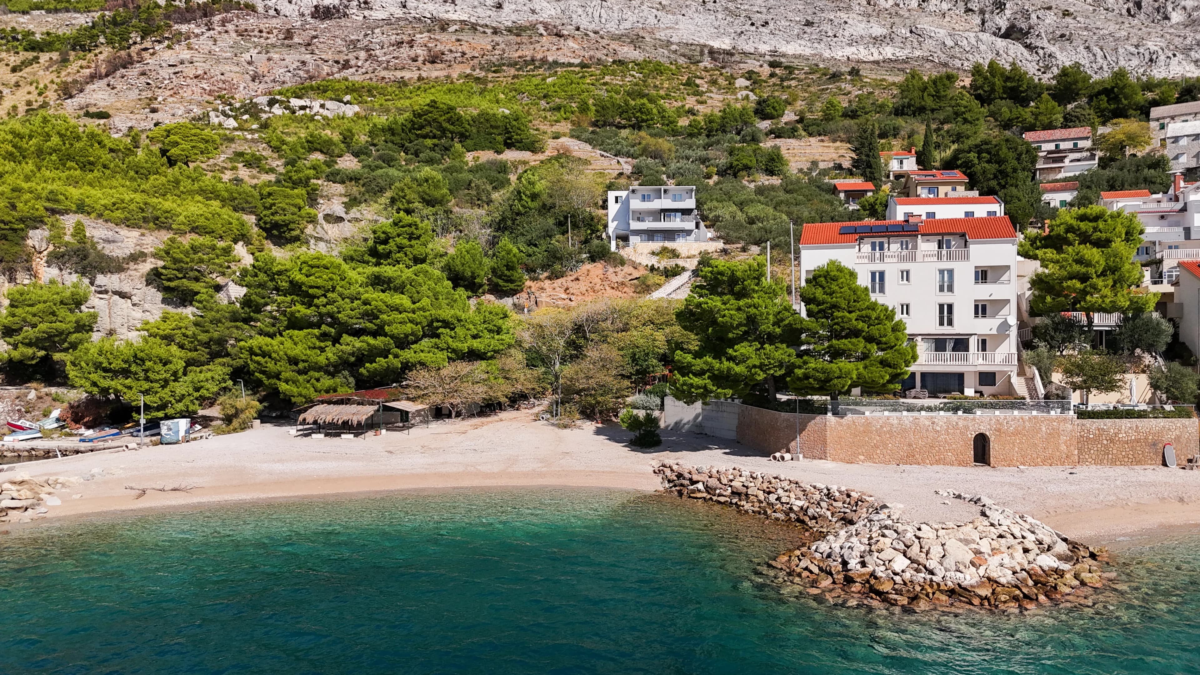 Villa Carica i plaža iz zraka
